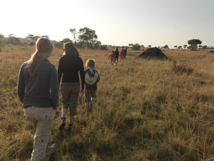 Familiensafari Afrika - Fußpirsch