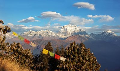 Nepal Wanderreise - Bergpanorama - Annaruna Conservation Area - Nepal