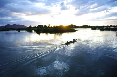 Laos Reise - Laos Erlebnisreise - Laos individuell - Laos Kambodscha Gruppenreise - Sonnenuntergang - Mekong Inseln