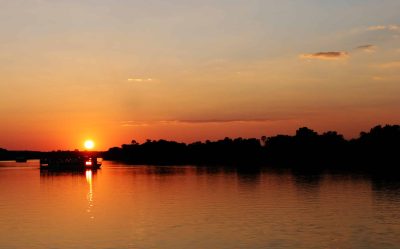 Sonnenuntergang - Chobe - Botswana