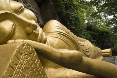 Liegender goldener Buddha - Laos